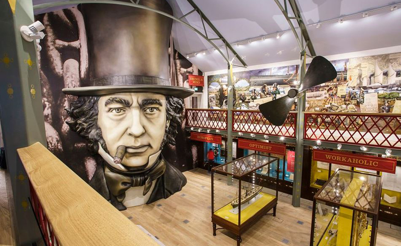 Inside the Being Brunel museum at the SS Great Britain